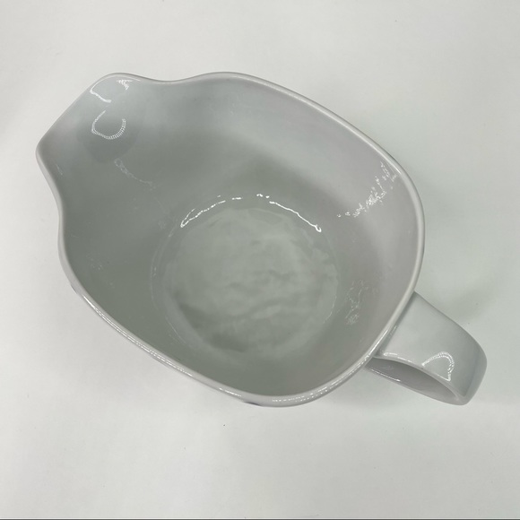 Vtg 60's Mid Century Lyngby Porcelain Denmark Blue White Butter Box Sauce Set - Picture 5 of 11